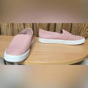 Slip-On Perforated Pink Women's Sneakers